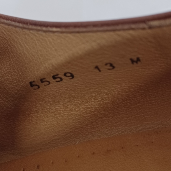 Mercanti Fiorentini  dress shoes men\'s size13m oxford Brown leather made italy